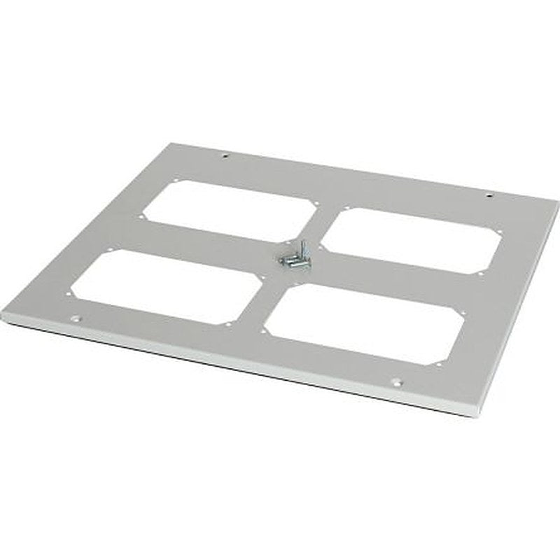 Eaton Grey Mounting Plate Steel Faceplate & Mount Plate