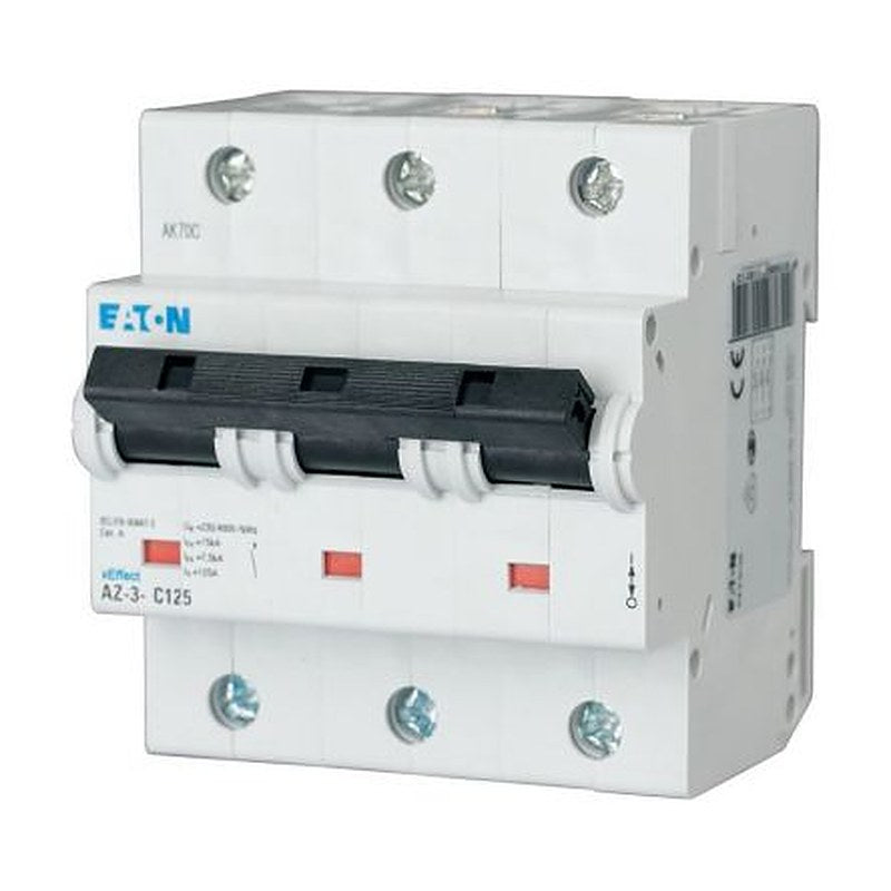 Eaton xEffect xEffect - AZ MCB Miniature Circuit Breaker, 3-Pole, 40A, Type B, 400V ac AC, 25 kA Breaking Capacity