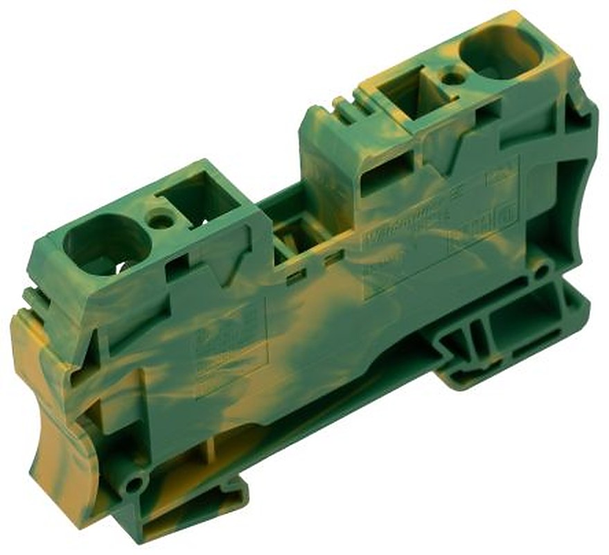 Weidmüller 2-Way ZPE 16 Earth Terminal Block, 16mm², 14AWG, 4 AWG Wire, Clamp, Wemid Housing