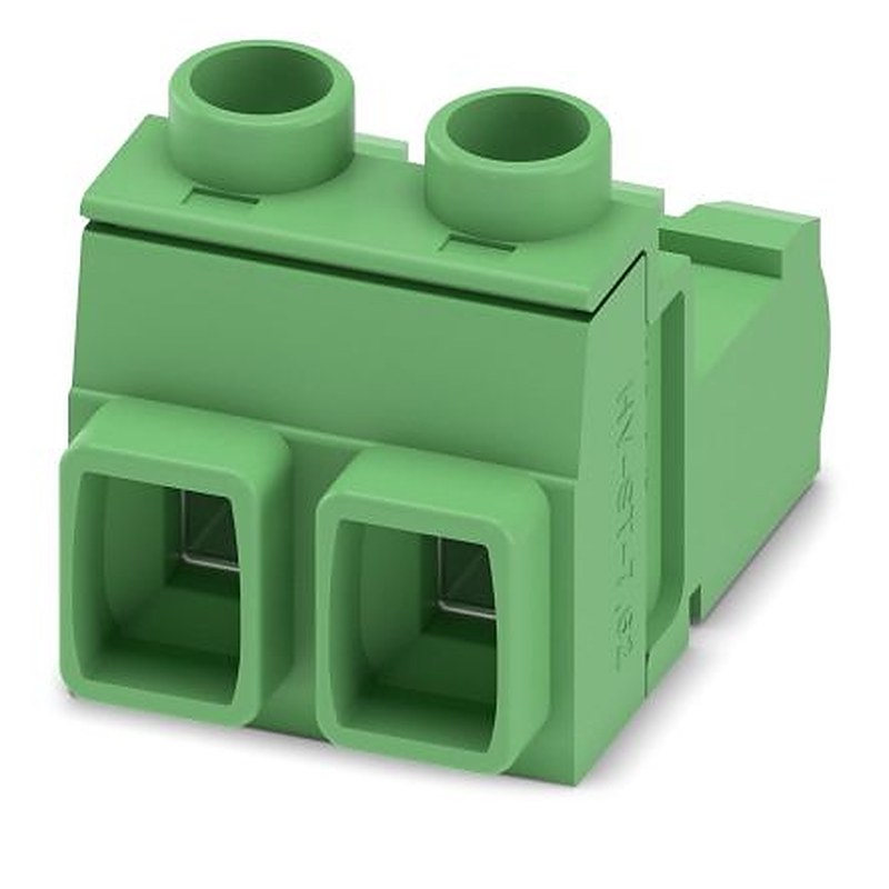 Phoenix Contact GIC 2.5 HCV/2-ST-7.62 Series Pluggable Terminal Block, 2-Contact, 7.62 mm Pitch, 1 Row, 1745629