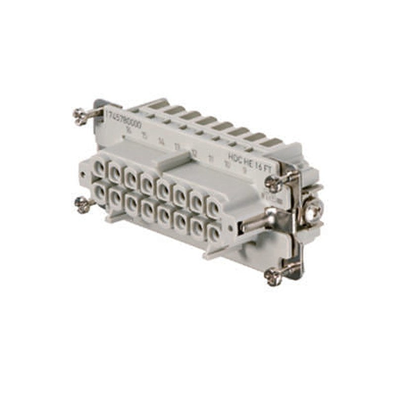 Weidmüller Contact Insert, 16A, HE Series Female, 16 Contacts