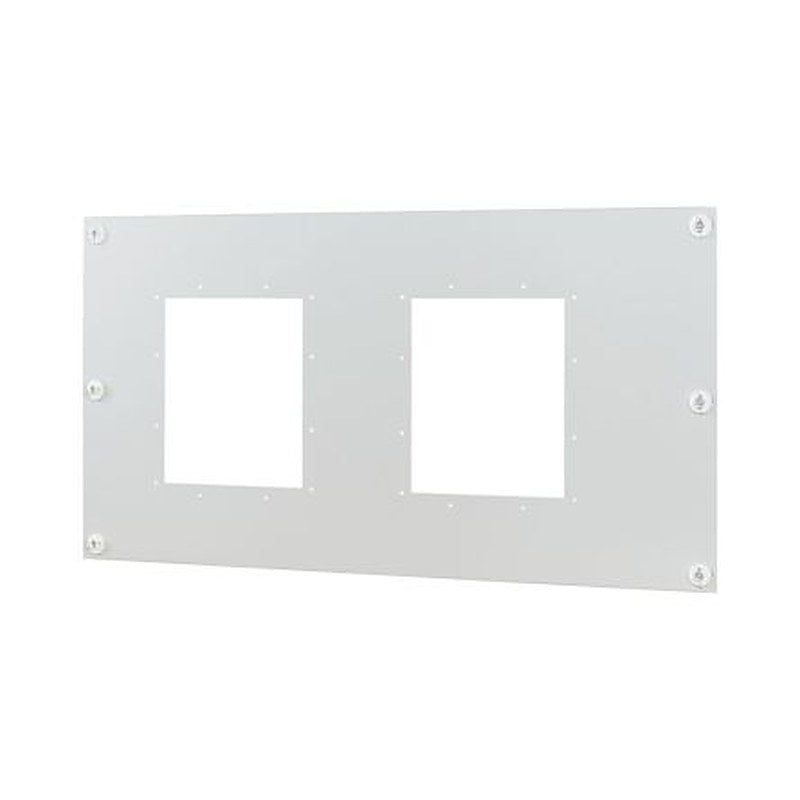 Eaton Sheet Steel Powder Coated Front Plate, 500mm W, 29.5 mm L for Use with IZMX16 Units