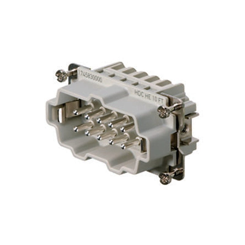 Weidmüller Contact Insert, 16A, HE Series Male, 10 Contacts