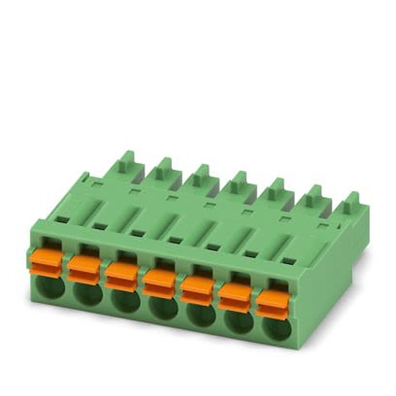Phoenix Contact FMC Series PCB Connector, 7-Contact, 3.81 mm Pitch, 1 Row Push-in Spring