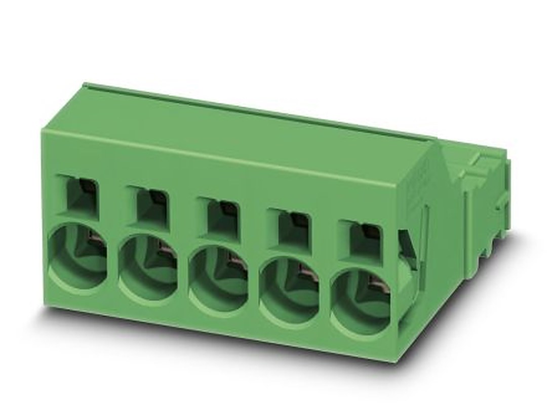 Phoenix Contact ISPC 16/8-ST-10.16 Series Pluggable Terminal Block, 8-Contact, 10.16 mm Pitch, 1 Row, 1748600