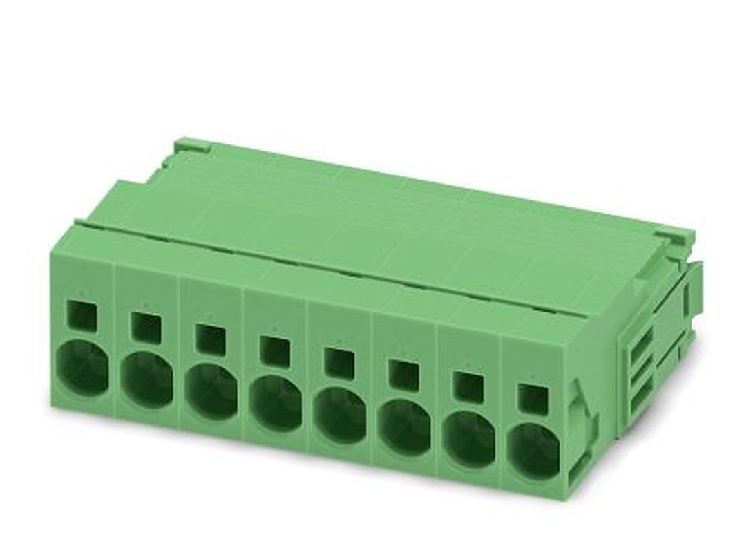 Phoenix Contact ISPC 5/8-STGCL-7.62 Series Pluggable Terminal Block, 8-Contact, 7.62 mm Pitch, 1 Row, 1748927