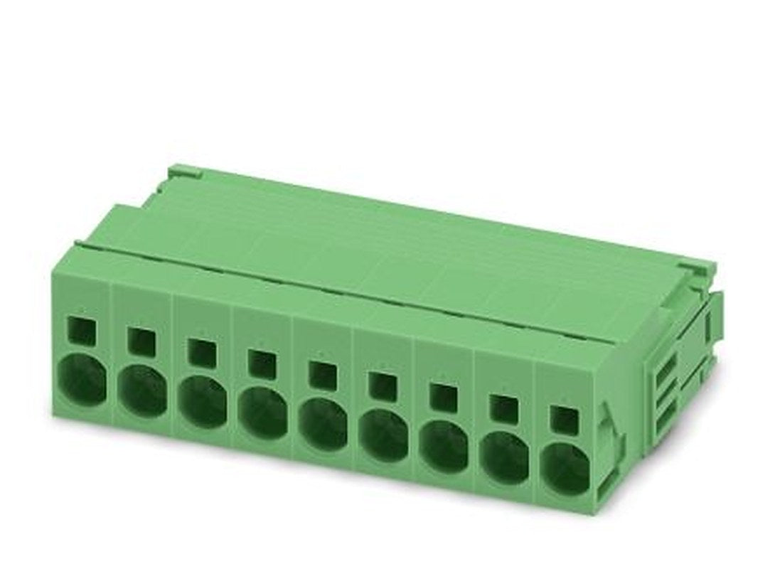 Phoenix Contact ISPC 5/9-STGCL-7.62 Series Pluggable Terminal Block, 9-Contact, 7.62 mm Pitch, 1 Row, 1748930