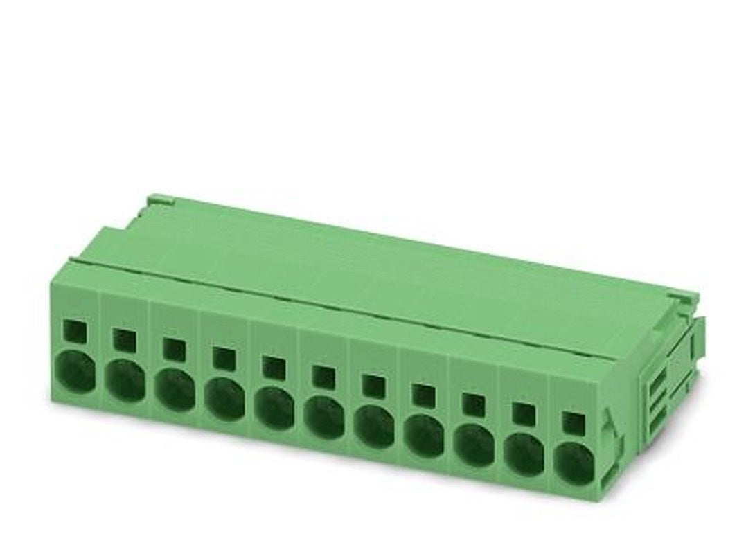 Phoenix Contact ISPC 5/11-STGCL-7.62 Series Pluggable Terminal Block, 11-Contact, 7.62 mm Pitch, 1 Row, 1748956