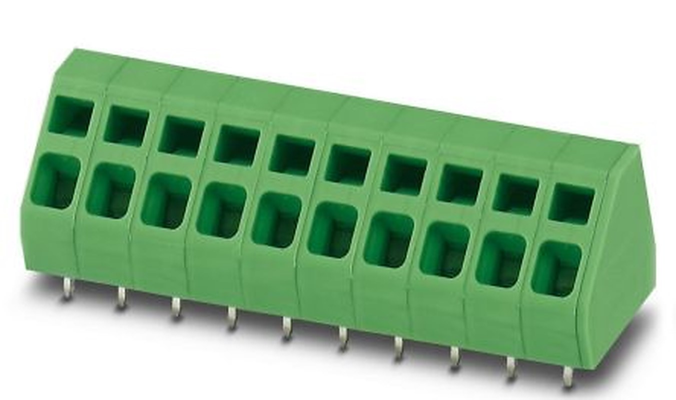 Phoenix Contact ZFKDSA 2.5-5.08-32 Series 45° PCB Terminal Block, 32 Contact(s), 5.08 mm Pitch, 1 Row