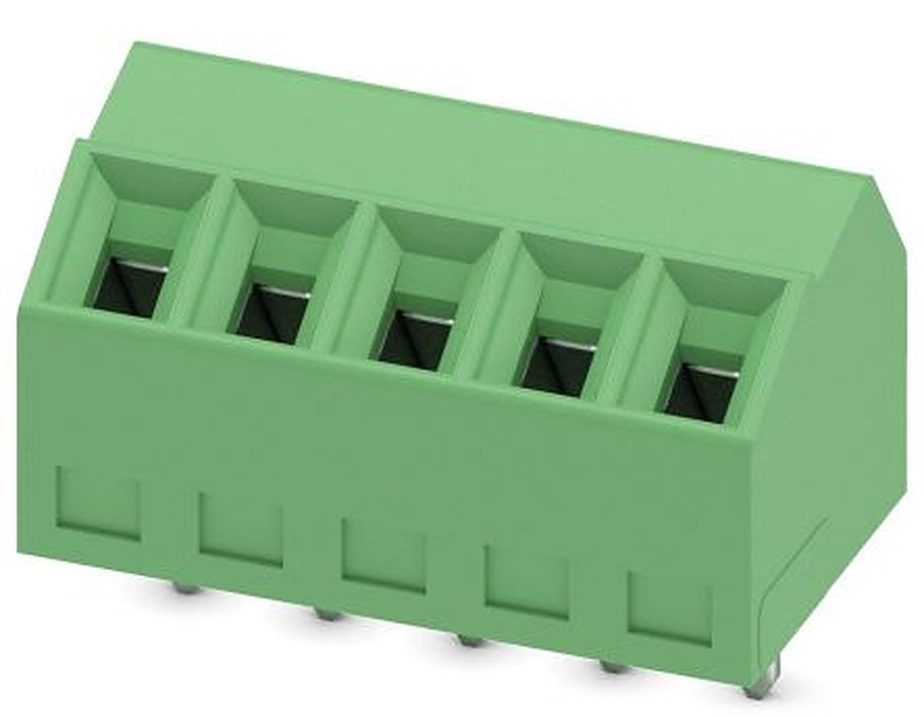 Phoenix Contact SMKDS 1/5-3.5 Series PCB Terminal Block, 5-Contact, 3.5 mm Pitch, 1 Row, 1751125