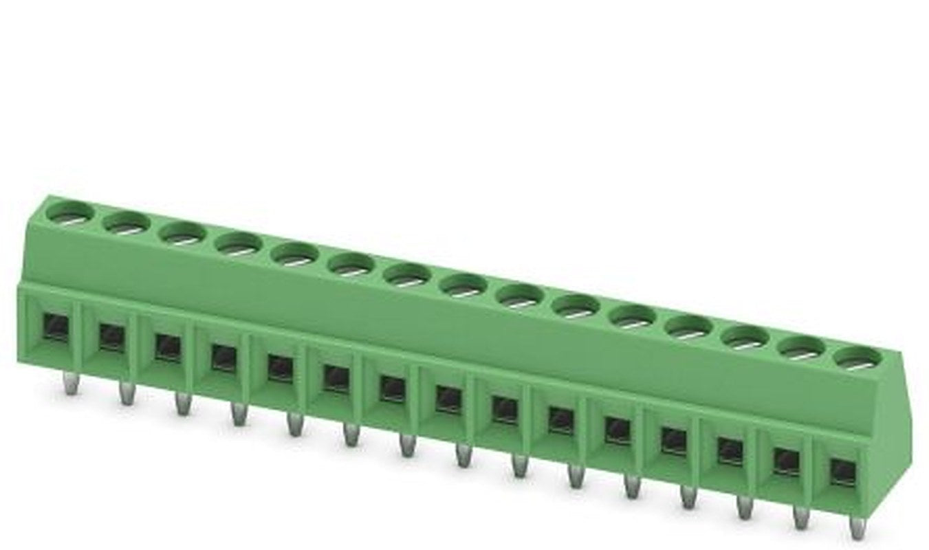 Phoenix Contact MKDS 1/15-3.5 Series PCB Terminal Block, 15-Contact, 3.5 mm Pitch, 1 Row, 1751374