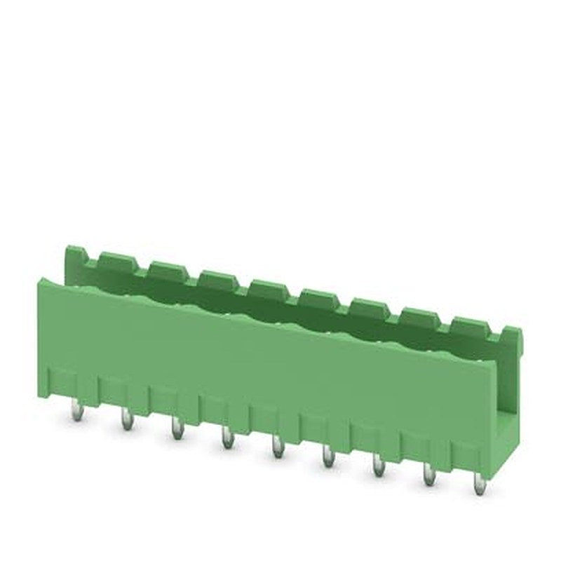 Phoenix Contact MSTBV Series Straight Wave Soldering Mount PCB Header, 9 Contact(s), 5 mm Pitch, 1 Row, Shrouded