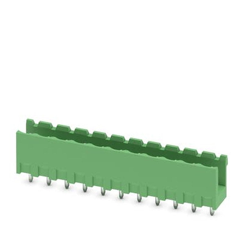Phoenix Contact MSTBV Series Straight Wave Soldering Mount PCB Header, 11 Contact(s), 5 mm Pitch, 1 Row, Shrouded