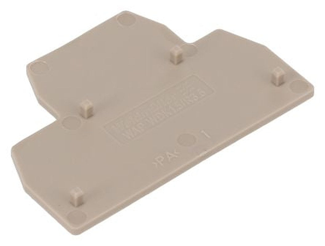 Weidmüller W Series End Cover for Use with DIN Rail Terminal Blocks