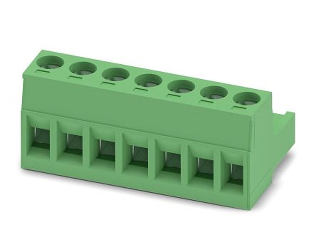 Phoenix Contact MSTB 2.5/7-ST Series Pluggable Terminal Block, 7-Contact, 5 mm Pitch, 1 Row