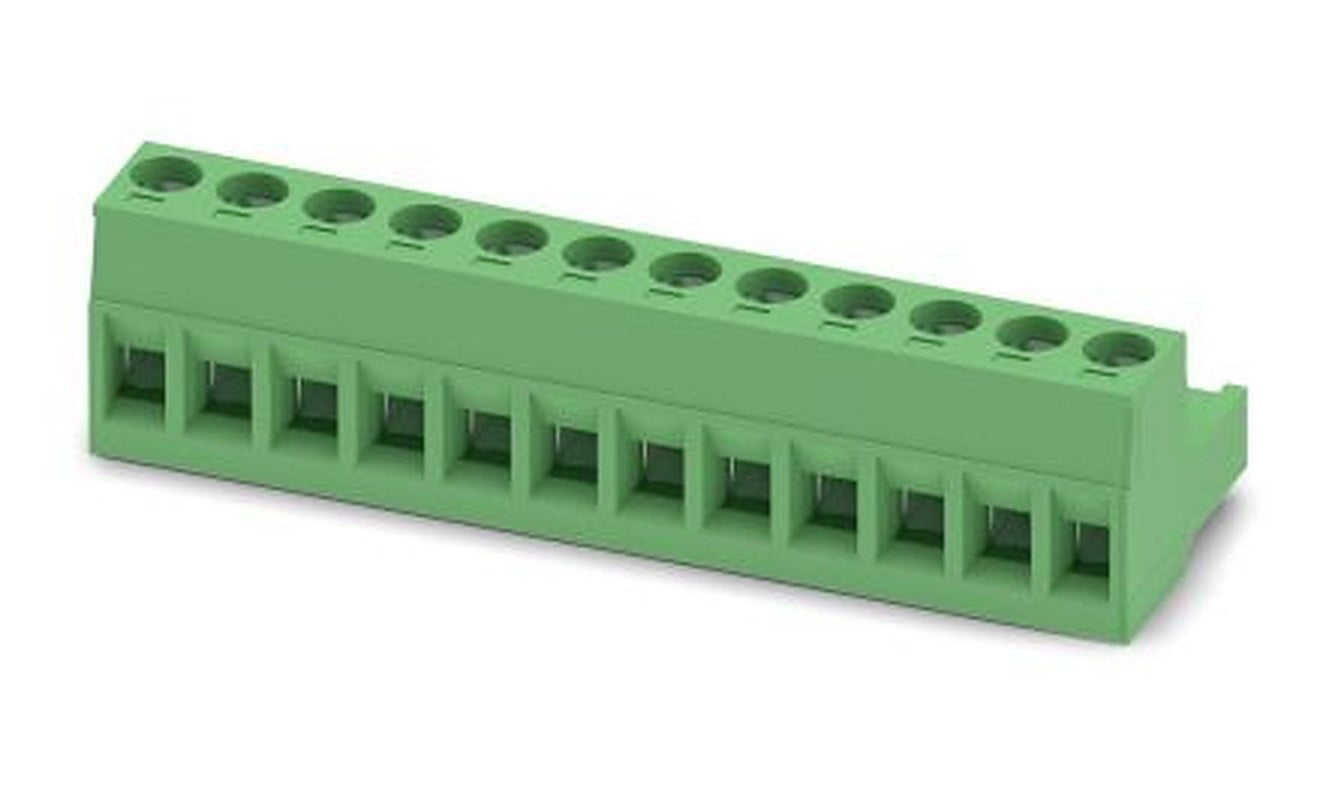 Phoenix Contact MSTB 2.5/12-ST Series Pluggable Terminal Block, 12-Contact, 5 mm Pitch, 1 Row