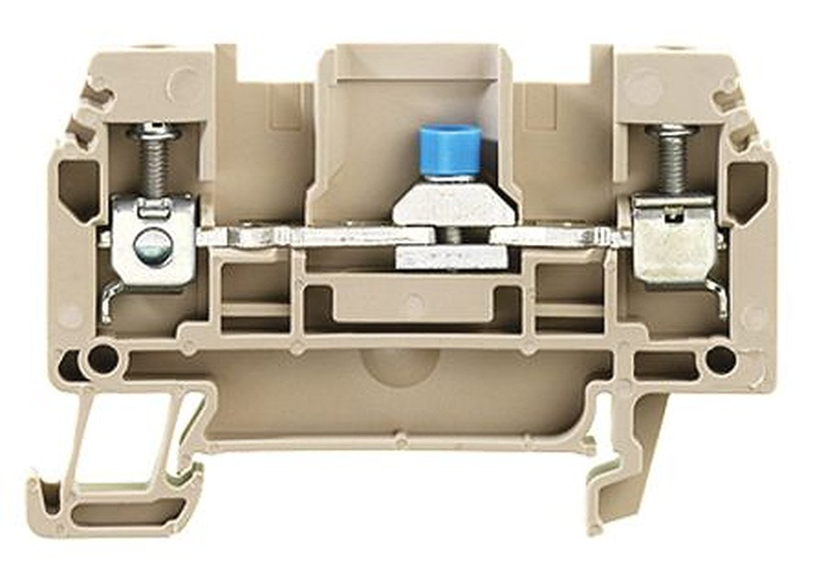 Weidmüller 1754960000 W Series Disconnect Terminal Block Brown, 4mm², 1-Level, Screw