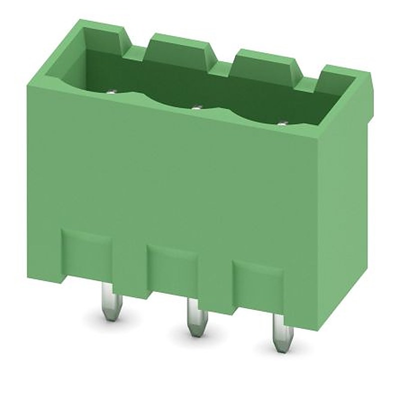 Phoenix Contact COMBICON MSTBVA Series Pluggable Terminal Block, 3-Contact, 5 mm Pitch, 1 Row, 1755529