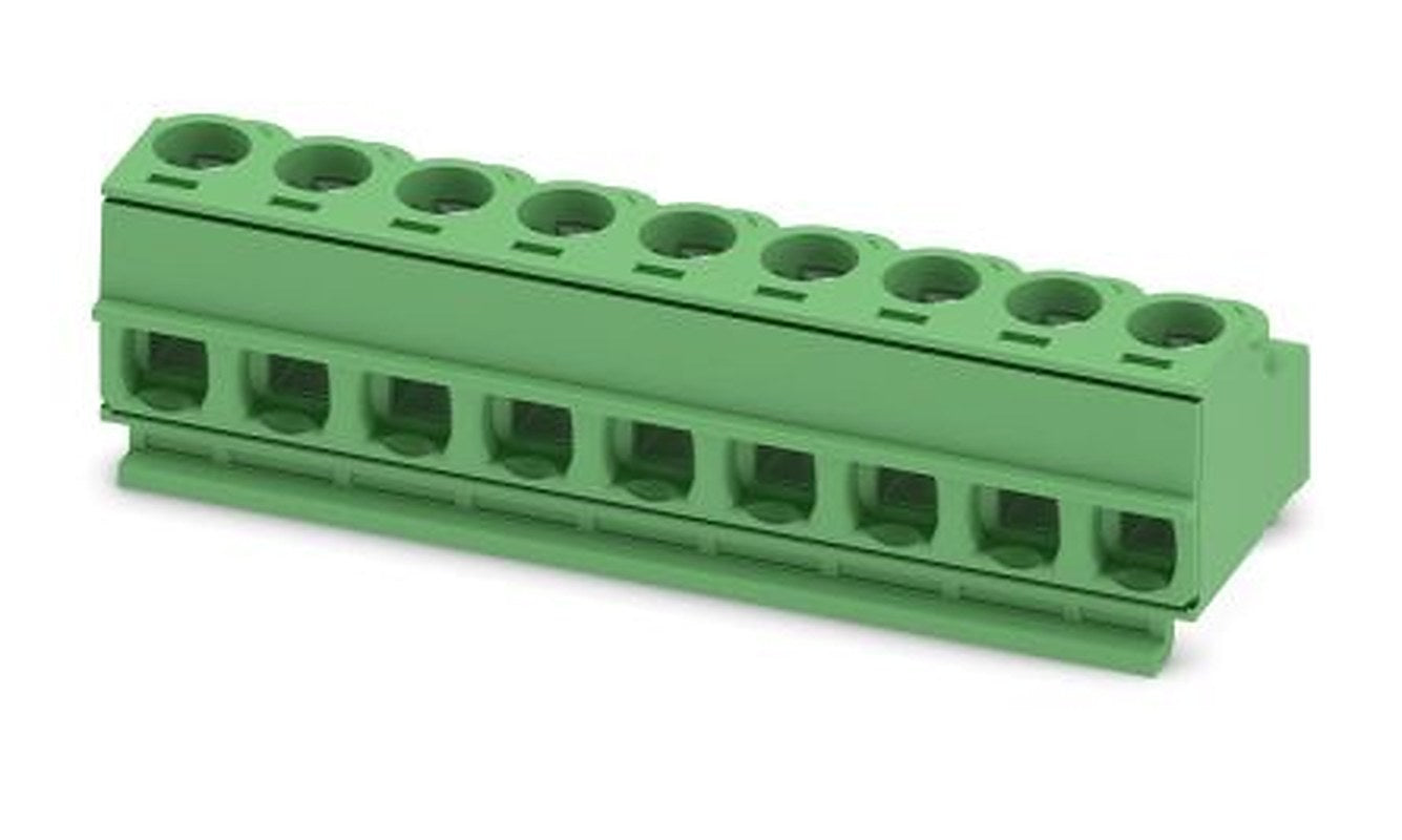 Phoenix Contact PT 1.5/9-PH-5.0 CLIP Series Pluggable Terminal Block, 9-Contact, 5 mm Pitch, 1 Row, 1755800
