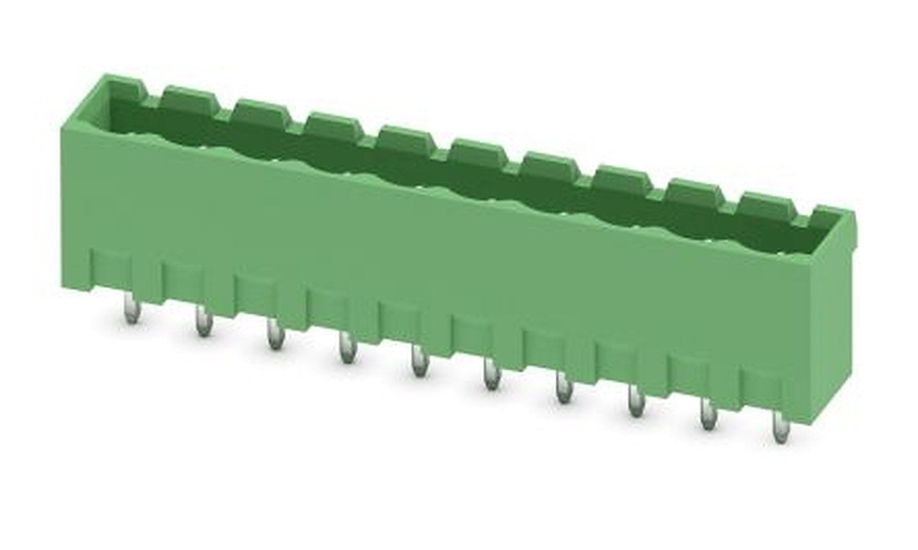 Phoenix Contact MSTBVA 2.5/10-G-5.08 Series Pluggable Terminal Block, 10-Contact, 5.08 mm Pitch, 1 Row, 1755817