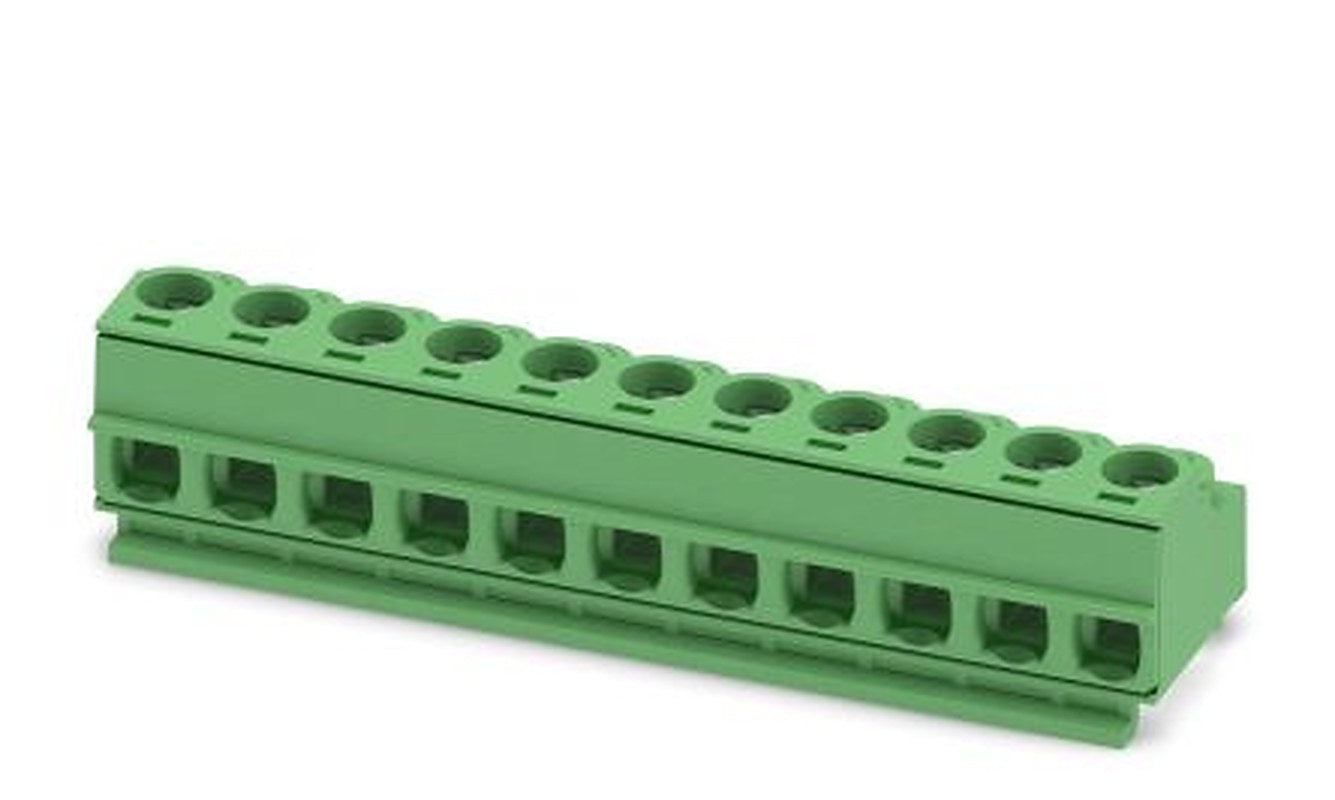 Phoenix Contact PT 1.5/11-PH-5.0 CLIP Series Pluggable Terminal Block, 11-Contact, 5 mm Pitch, 1 Row, 1755826