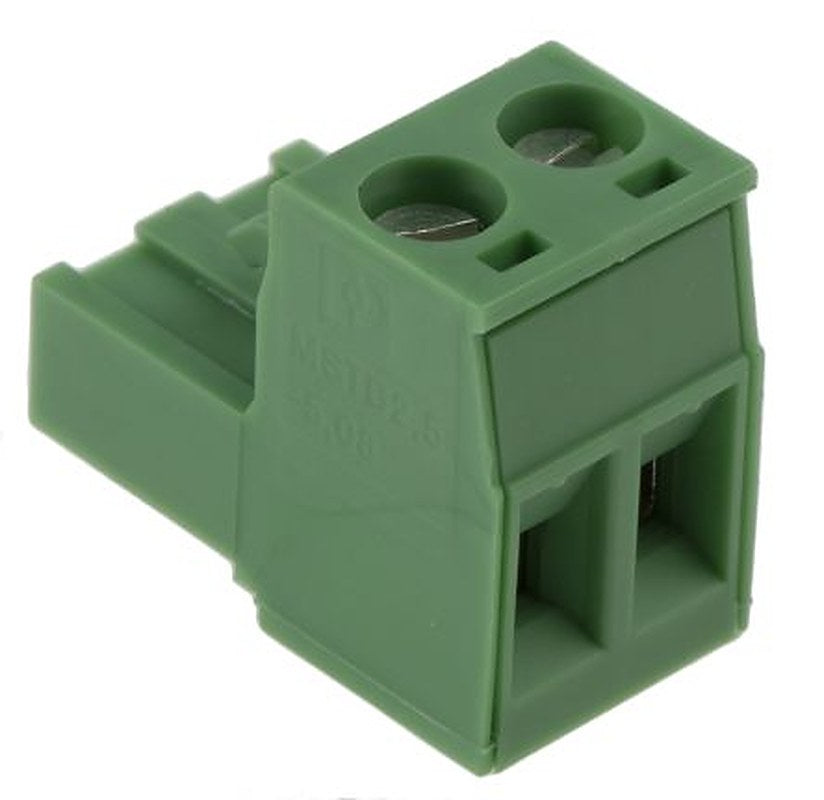 Phoenix Contact MSTB 2.5/2-5.08 Series Pluggable Terminal Block, 2-Contact, 5.08 mm Pitch, 1 Row, 1757019