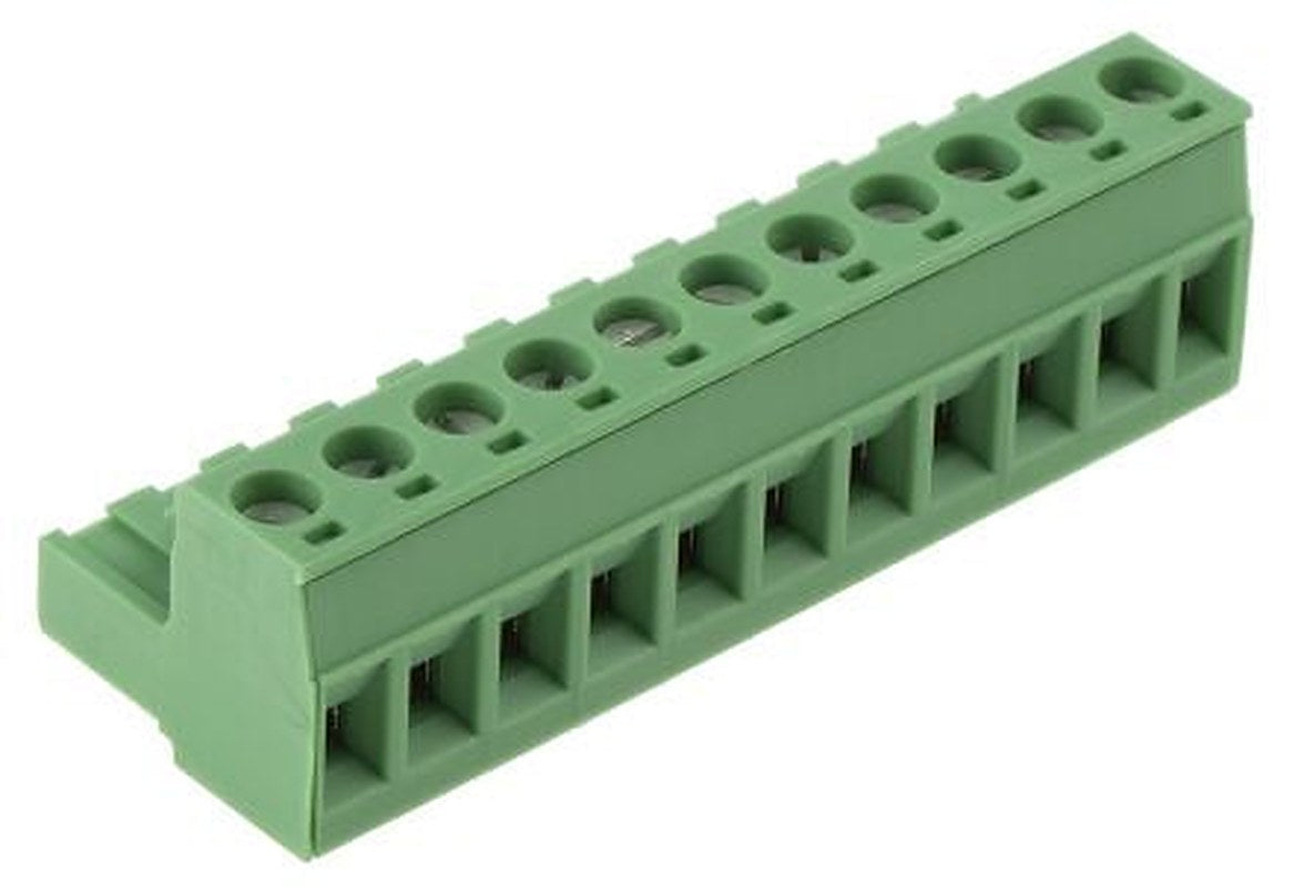 Phoenix Contact MSTB 2.5/11-ST-5.08 Series Pluggable Terminal Block, 11-Contact, 5.08 mm Pitch, 1 Row, 1757103