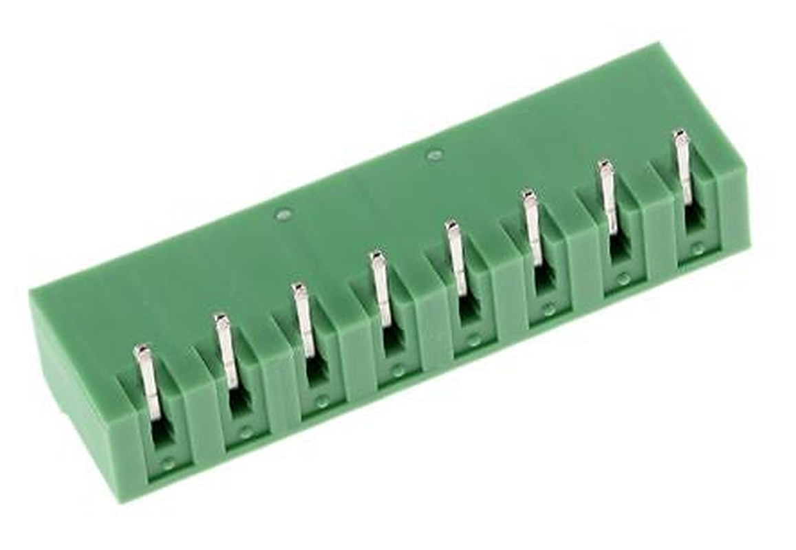 Phoenix Contact COMBICON MSTBA Series Pluggable Terminal Block, 8-Contact, 5.08 mm Pitch, 1 Row, 1757307