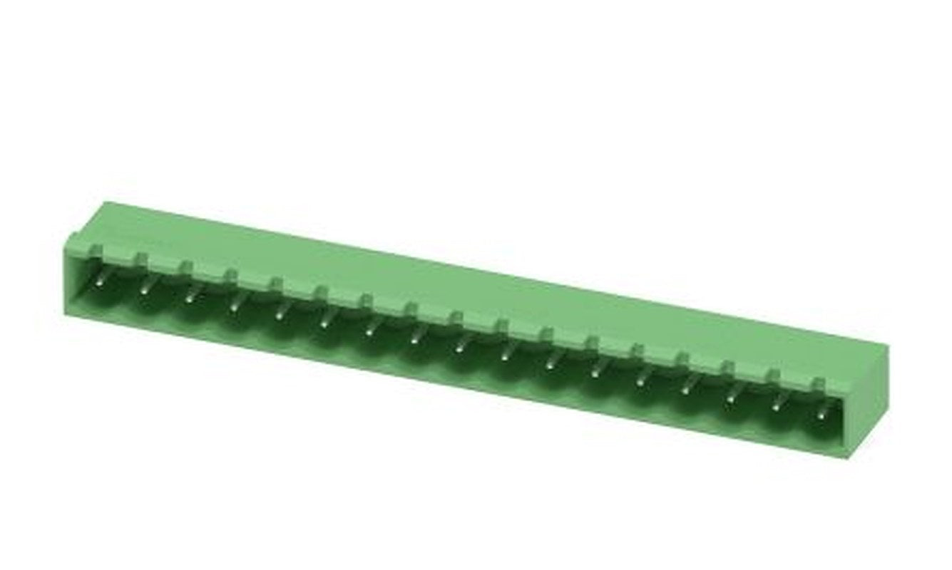 Phoenix Contact MSTBA 2.5/17-G-5.08 Series Straight Pluggable Terminal Block, 17 Contact(s), 5.08 mm Pitch, 1 Row