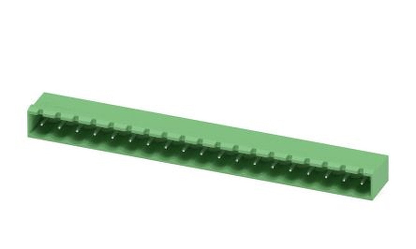 Phoenix Contact MSTBA 2.5/19-G-5.08 Series Pluggable Terminal Block, 19-Contact, 5.08 mm Pitch, 1 Row, 1757417