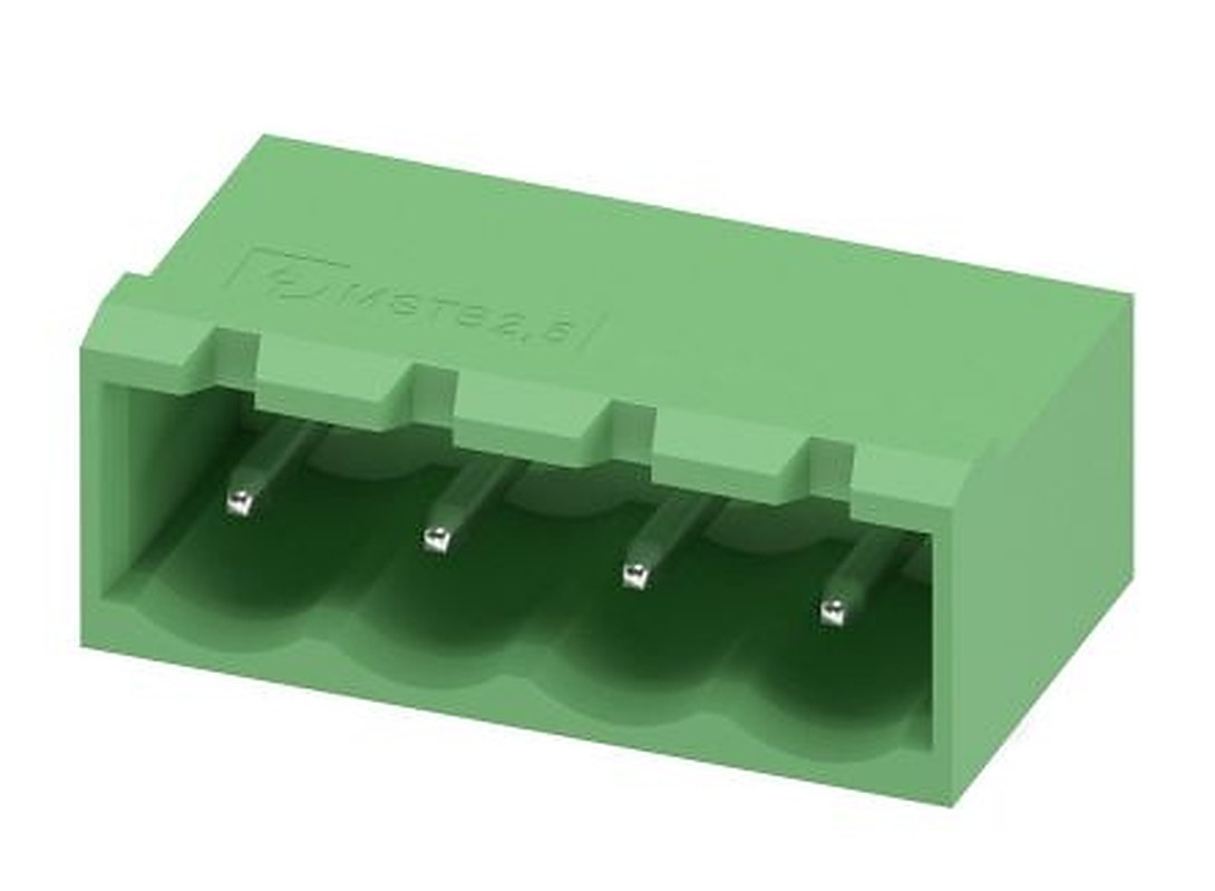 Phoenix Contact COMBICON MSTBA Series Pluggable Terminal Block, 4-Contact, 5 mm Pitch, 1 Row, 1757491