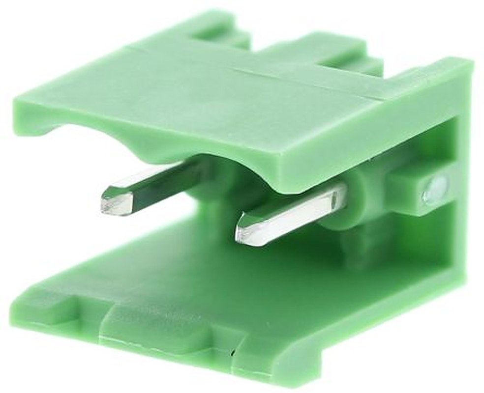 Phoenix Contact MSTBV 2.5/ 2-G-5.08 Series Pluggable Terminal Block, 2-Contact, 5.08 mm Pitch, 1 Row, 1758018