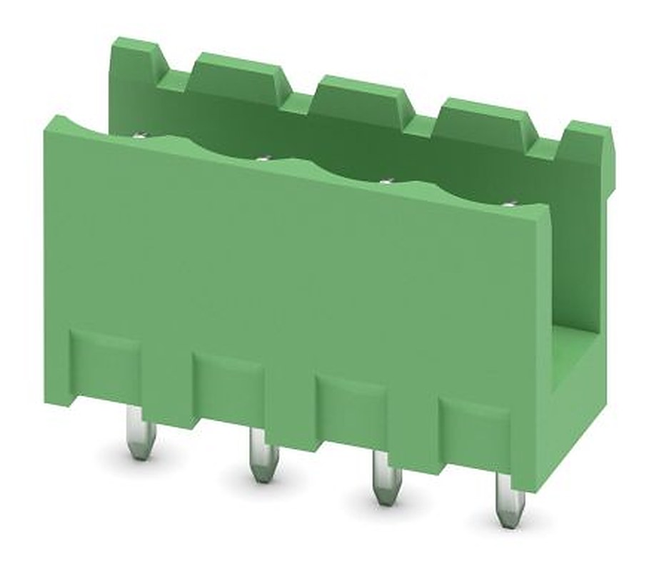 Phoenix Contact MSTBV 2.5/ 4-G-5.08 Series Pluggable Terminal Block, 4-Contact, 5.08 mm Pitch, 1 Row, 1758034