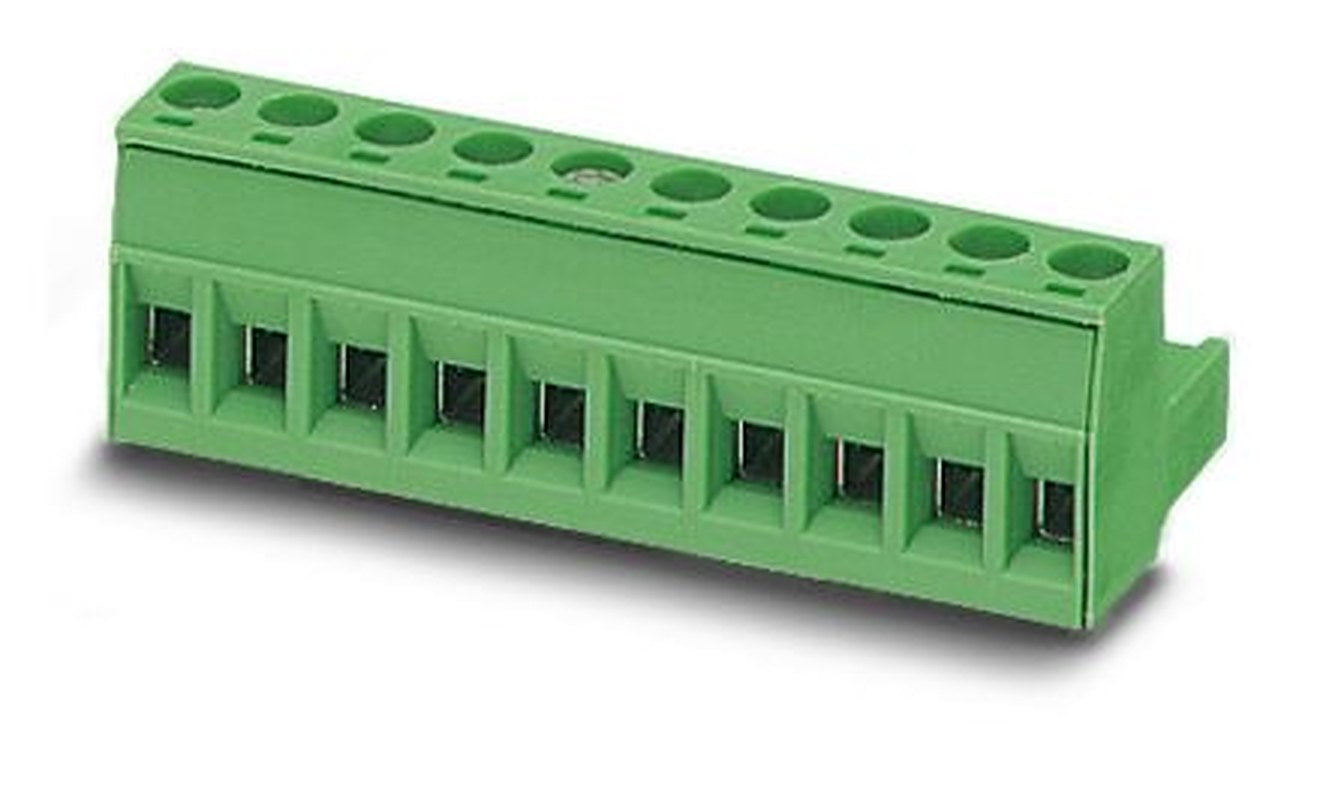 Phoenix Contact MSTB 2.5/10-ST-5.08 BD:1-10 Series Pluggable Terminal Block, 10-Contact, 5.08 mm Pitch, 1 Row