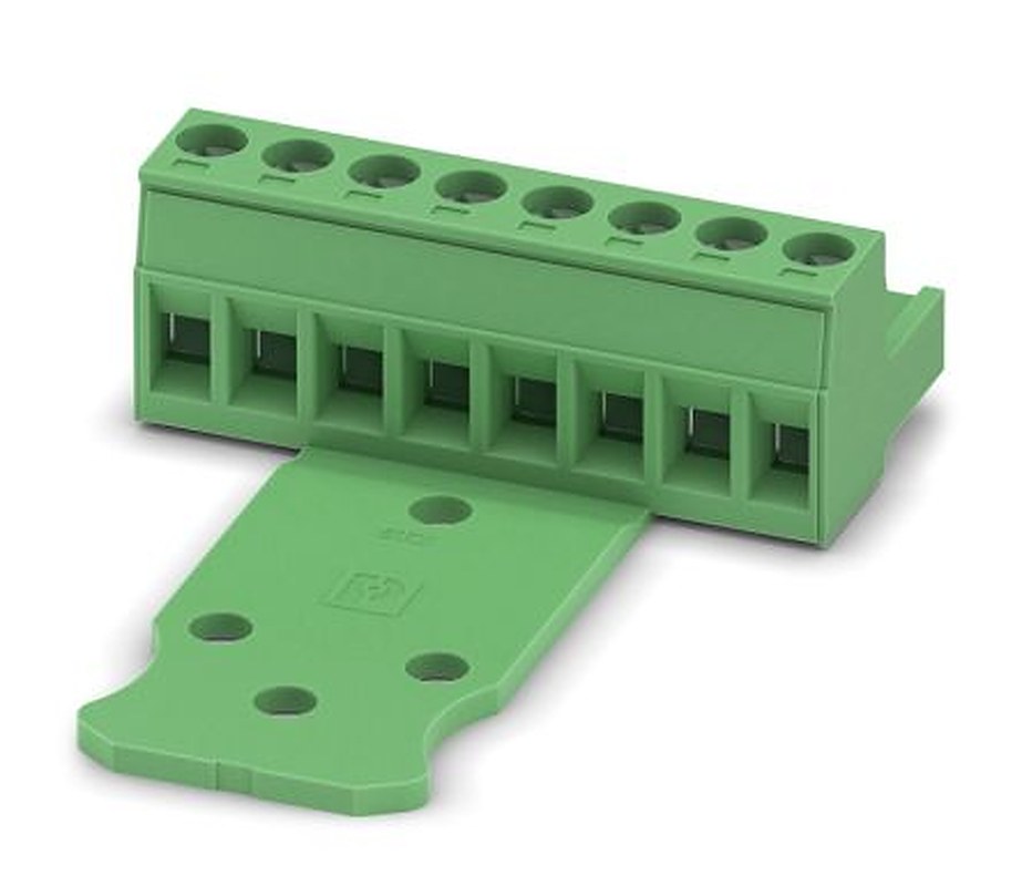 Phoenix Contact MSTB 2.5/8-STZ Series Pluggable Terminal Block, 8-Contact, 2.5 mm Pitch, 1 Row, 1758982