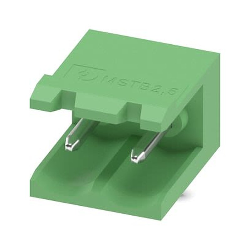 Phoenix Contact MSTB 2/5-G Series Straight Solder PCB Header, 2 Contact(s), 5.08 mm Pitch, 1 Row, Shrouded