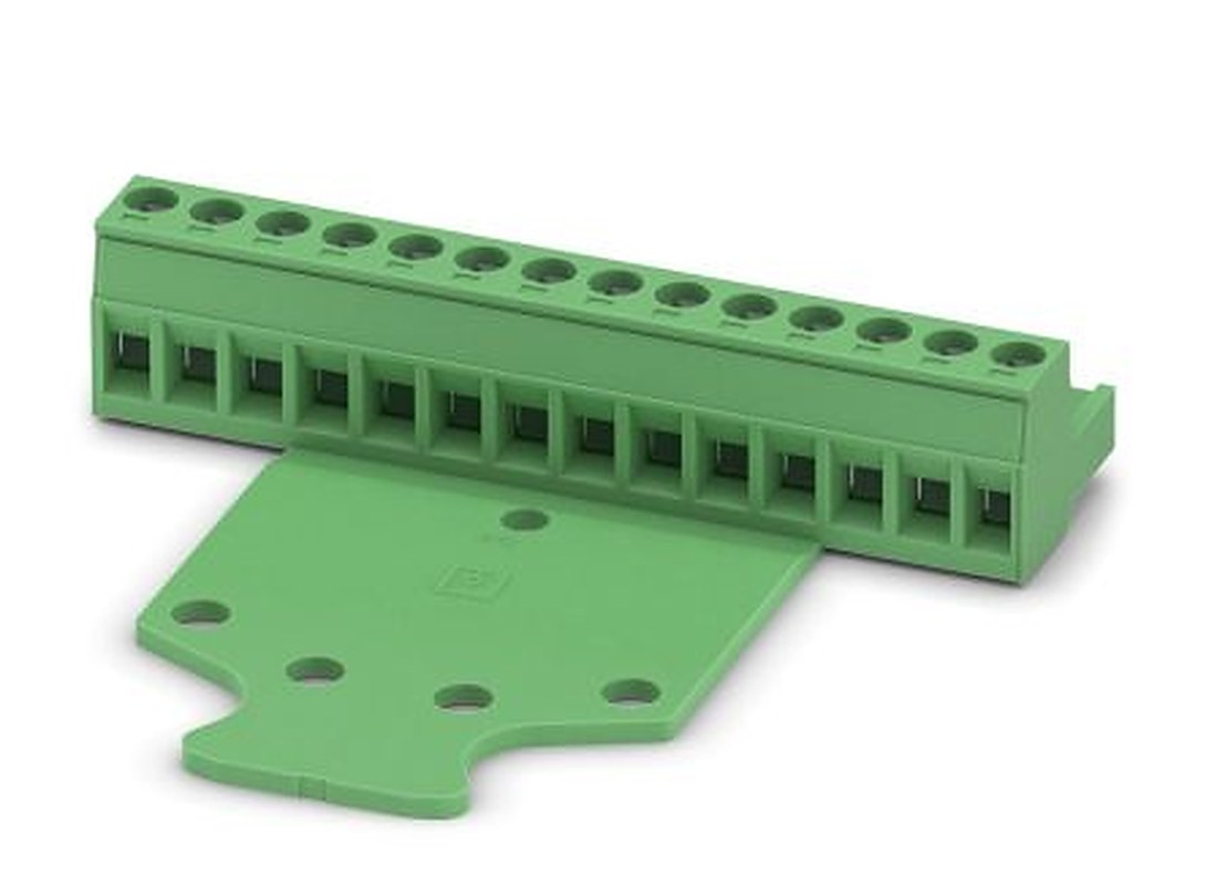 Phoenix Contact MSTB 2.5/14-STZ Series Pluggable Terminal Block, 14-Contact, 5 mm Pitch, 1 Row, 1759376