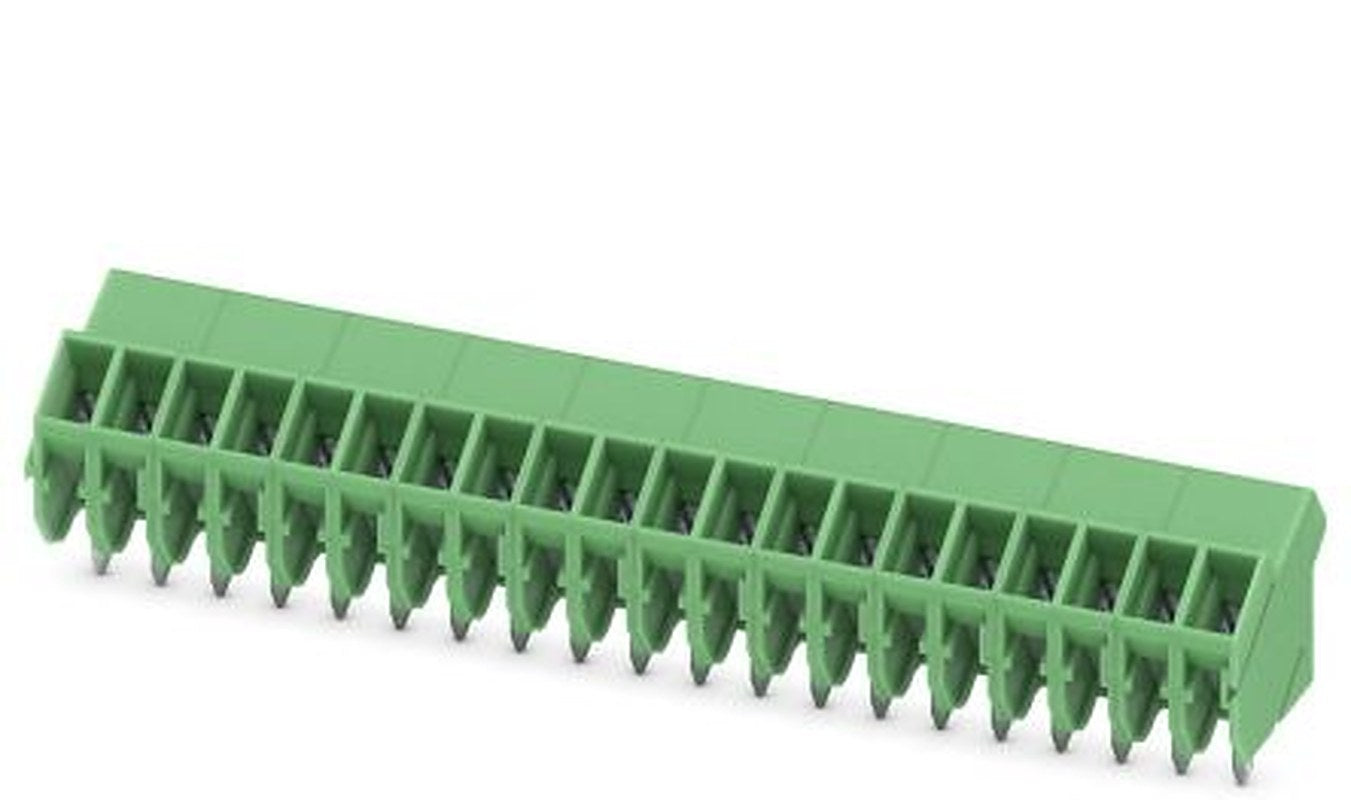 Phoenix Contact SMKDS 1.5/20-3.5 Series 35° PCB Terminal Block, 20 Contact(s), 3.5 mm Pitch, 1 Row