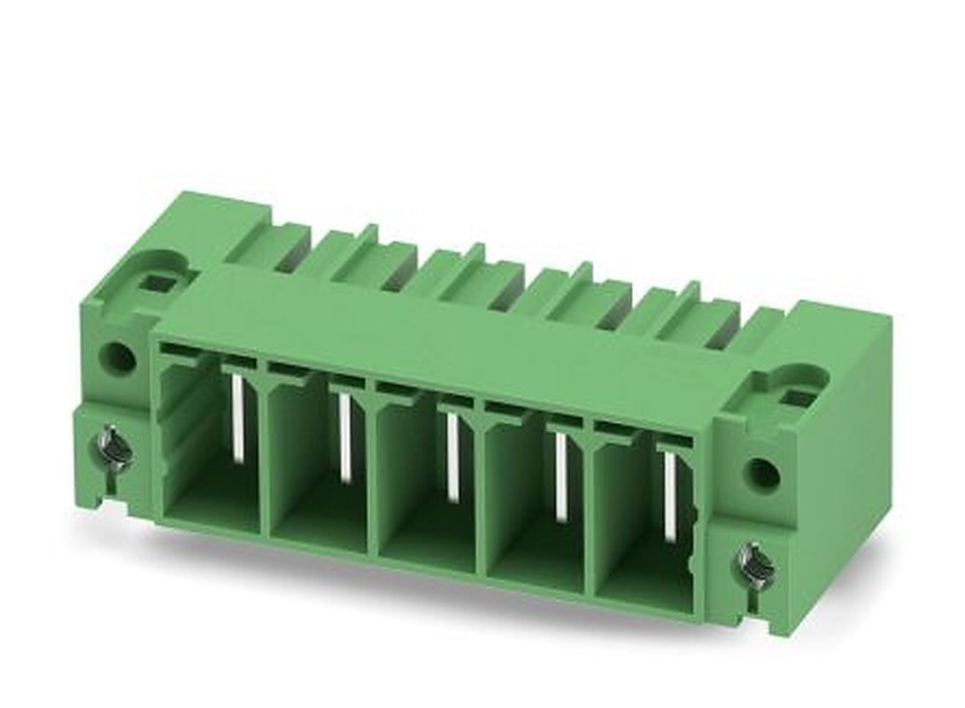 Phoenix Contact PC 35 HC/ 5-GF-15.00 Series Pluggable Terminal Block, 5-Contact, 15 mm Pitch, 1 Row, 1762770
