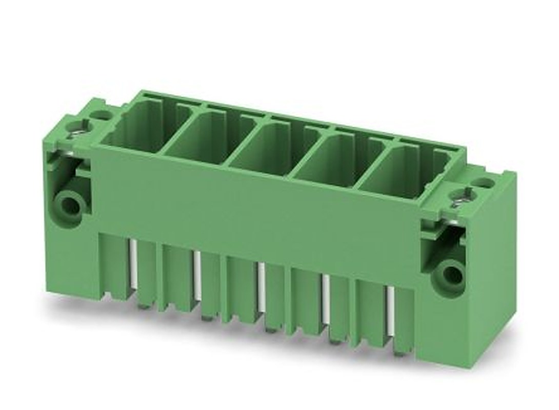 Phoenix Contact PCV 35 HC/ 5-GF-15.00 Series Pluggable Terminal Block, 5-Contact, 15 mm Pitch, 1 Row, 1762822