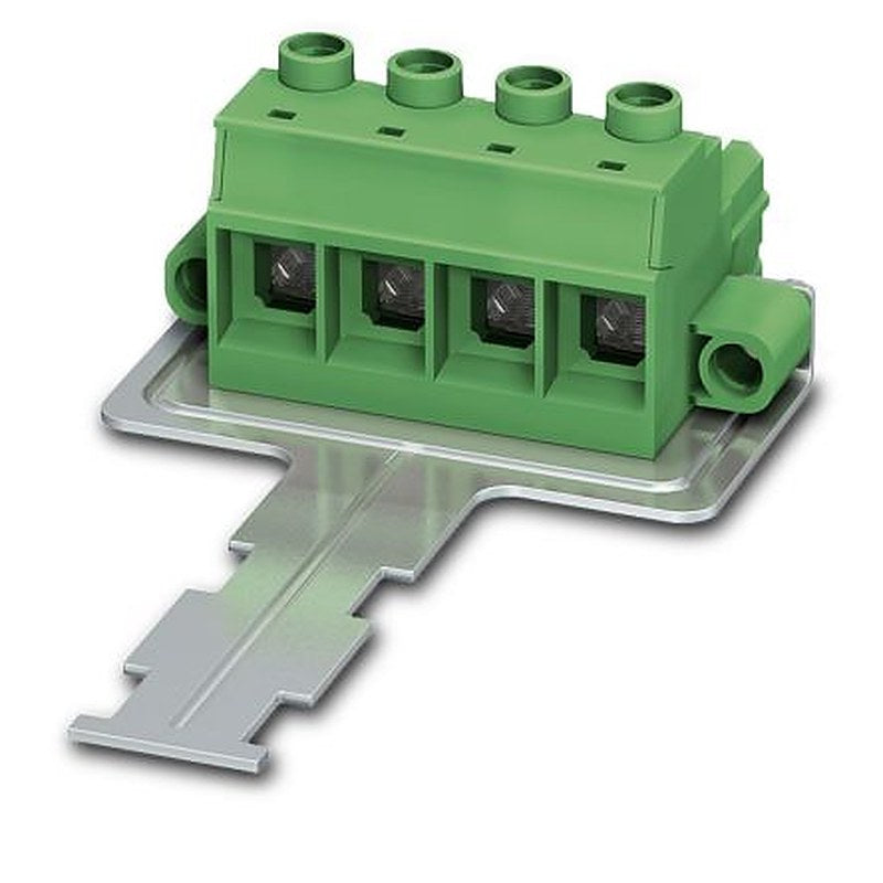 Phoenix Contact PC 35 HC/4-STF-15.00 Series Pluggable Terminal Block, 4-Contact, 15 mm Pitch, 1 Row, 1762848