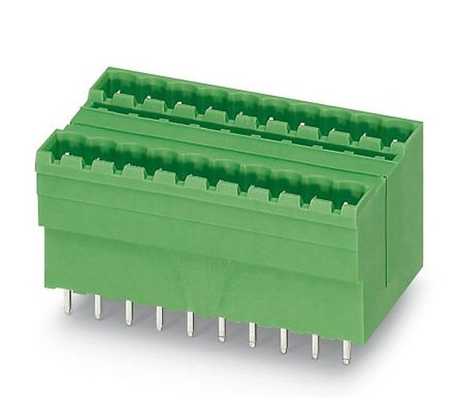 Phoenix Contact MDSTBV 2.5/13-G1 Series Pluggable Terminal Block, 13-Contact, 5 mm Pitch, 2 Row, 1762952