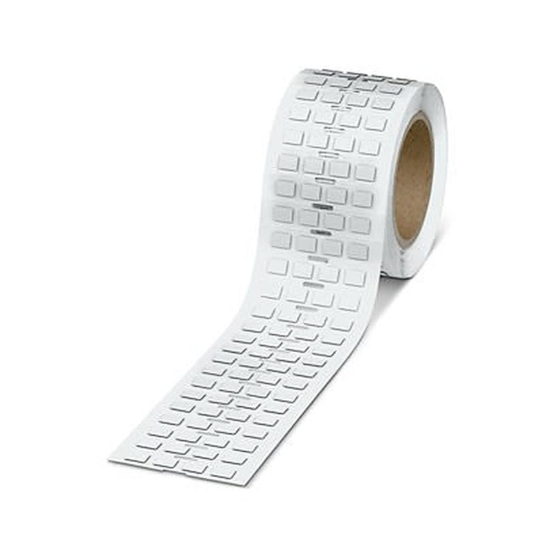 Phoenix Contact on White Label Printer Tape, 9 mm Length, 13 mm Width, 9 mm Label Length, 13 mm Label Width