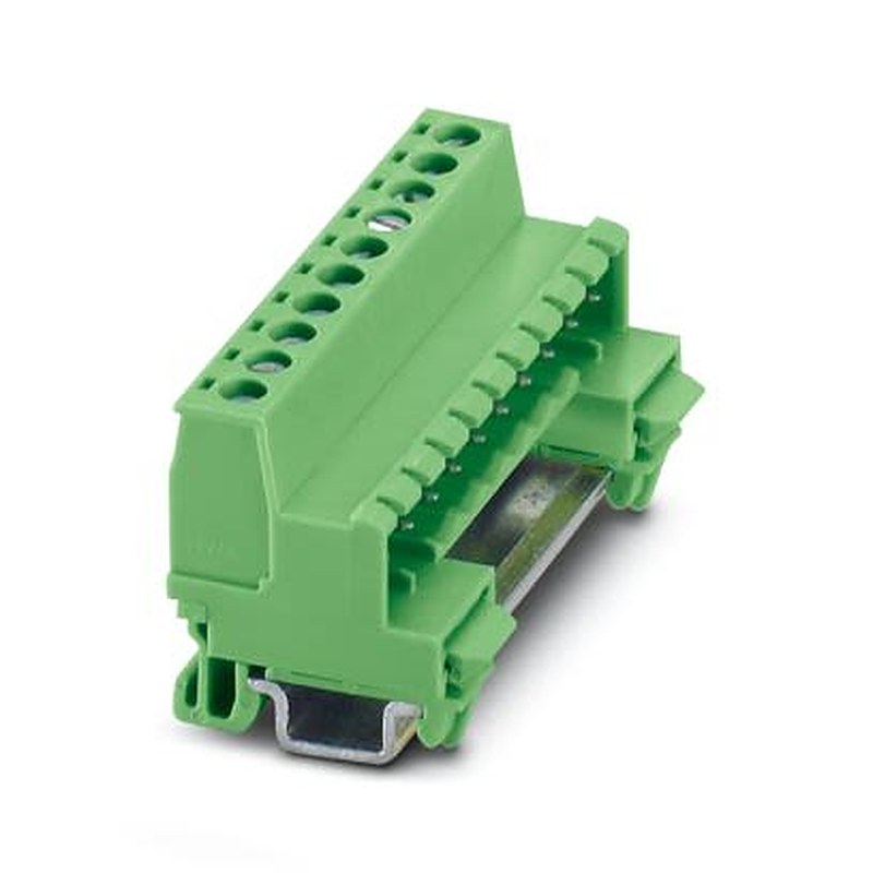 Phoenix Contact 1765 Series Terminal Block, 10-Way, 12AWG, 24 AWG Wire, 12A Screw