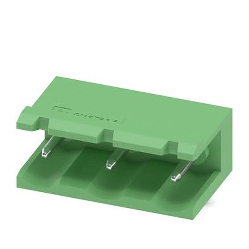 Phoenix Contact GMSTB Series Angled Wave Soldering Mount PCB Header, 3 Contact(s), 7.5 mm Pitch, 1 Row, Shrouded
