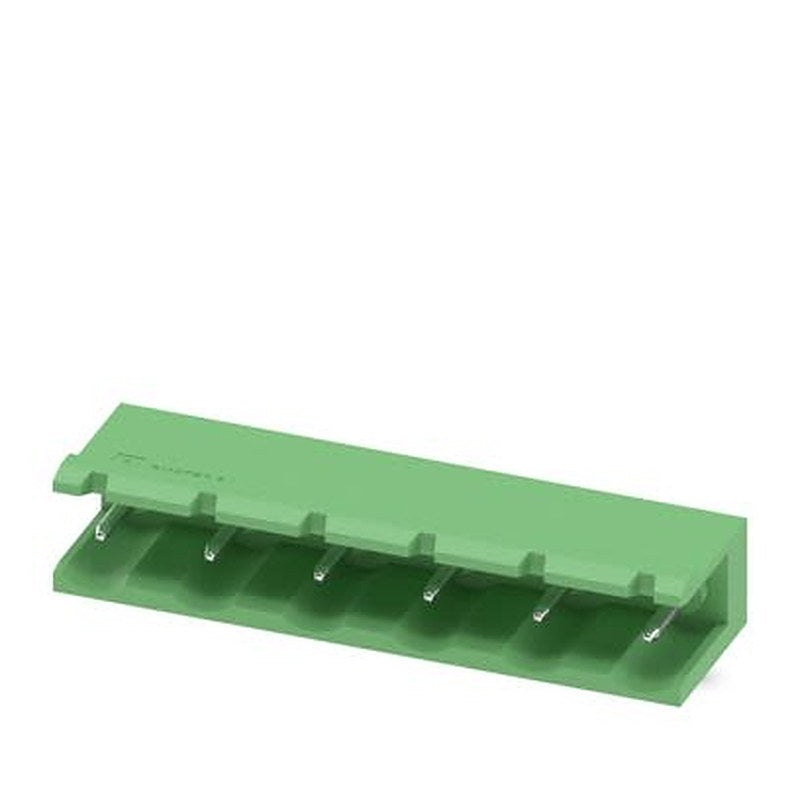 Phoenix Contact GMSTB Series Angled Wave Soldering Mount PCB Header, 6 Contact(s), 7.5 mm Pitch, 1 Row, Shrouded