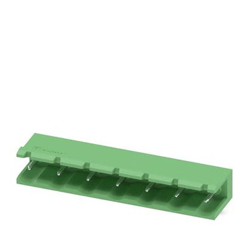 Phoenix Contact GMSTB Series Angled Wave Soldering Mount PCB Header, 7 Contact(s), 7.5 mm Pitch, 1 Row, Shrouded