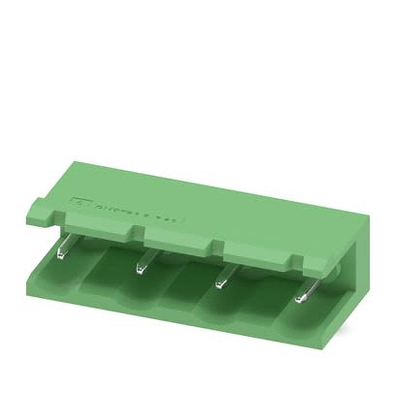 Phoenix Contact Wave Soldering Mount PCB Header, 4 Contact(s), 7.62 mm Pitch, 1 Row, Shrouded