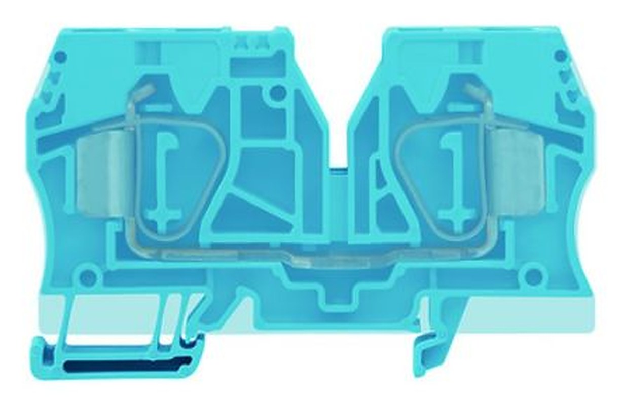 Weidmüller 1766240000 Z Series DIN Rail Terminal Block Blue, 16mm², 1-Level, Clamp