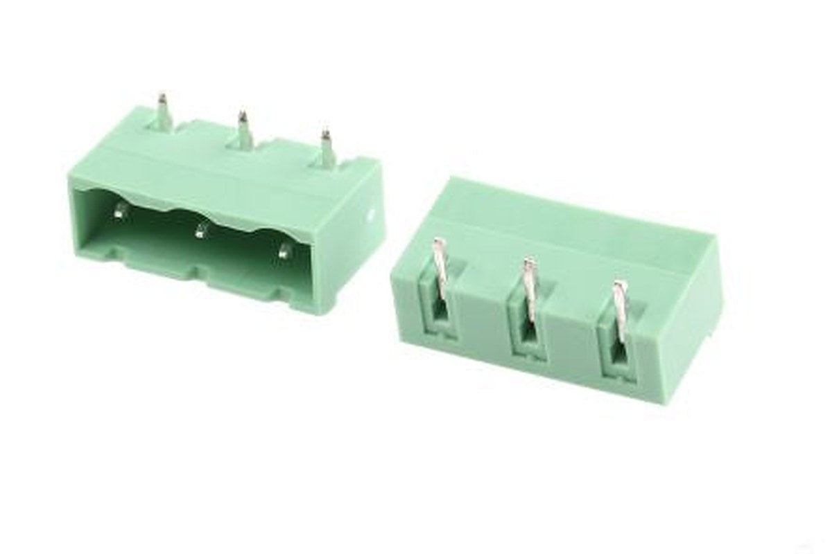Phoenix Contact GMSTBA 2.5/ 3-G-7.62 Series Pluggable Terminal Block, 3-Contact, 7.62 mm Pitch, 1 Row, 1766246